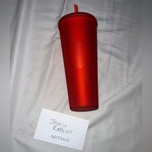 Starbucks Studded - Red Soft Touch